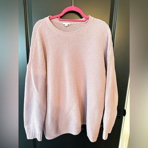 Pink Over-Sized sweater. J Jill, xl.